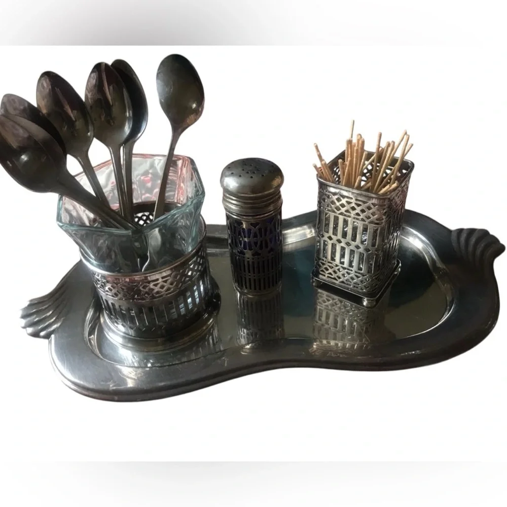 Vintage/ Antique silver plated set